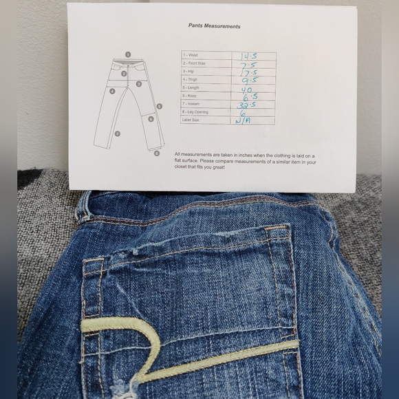 American Eagle Skinny 77 Distressed Jeans Women’s Size 2 Long Blue - Picture 8 of 8